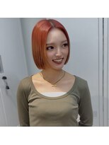 ザシェノンウメダ(THA CHAINON UMEDA) イメチェン/ピンクベージュ/アンブレラカラー/前髪/心斎橋