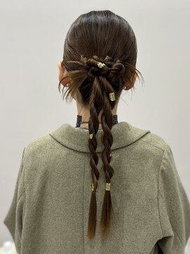 グランマッシュ(GRANMASH) カチモリ、ロープ編みデザイン