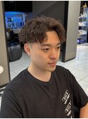 ツイストスパイラルパーマ ツイストパーマ メンズパーマ 眉毛