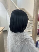 シア 北千住店(SHEER)&nbsp;ネイビーブラック×ボブ/SHEER北千住店