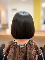ハーティーモトヤワタ(hearty MOTOYAWATA) ころんと可愛い前下がりボブ