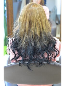 ヘアデザイン ヴォワール(hair & design voir) がっつり明暗！バレイヤージュ！
