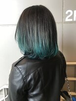 スーリール 九産大前店(Sourire)&nbsp;ターコイズブルーグラデーション