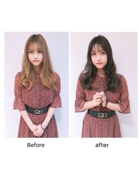 ネイロ 錦糸町(NeiRo) オフィスヘアエアリーミディショートパーマ黒髪カタログ