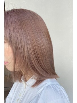 キコ(kico) ぷつっとボブと大人のくすみピンク