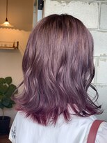 ニキ ヘアー ネイル 子安店(niki hair, nail)&nbsp;パープルピンク