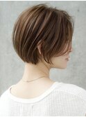 前髪長め大人ショートボブ20代30代40代【AIN.表参道】川原大地