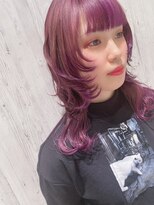 リアイス(Re:ICE)&nbsp;ミニウルフ/くすみブルー/流れるレイヤー/インナーハイライト