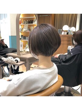 ロンド レグリーズ 立川(Lond leglise) ボブ/丸みボブ/くびれボブ/ベージュ【深味信也】