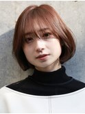 くせ毛多毛ボブシンプルストレートワンレン30代40代大人オトナ