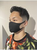 濡れパンアイロンパーマスキンフェード緩パン