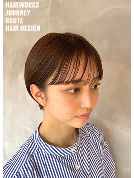 ヘアワークス ジャーニー(HAIR WORKS JOURNEY) 20代/30代/40代/丸みショートボブ