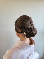 マカナワークス(makana works)&nbsp;ヘアアレンジ　シニヨン　着物セット