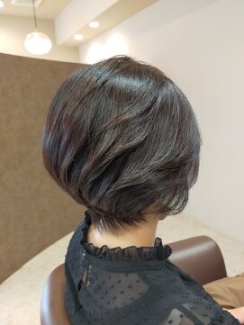 ヘアサロンアンドヘアメイクディー(hair salon hair make D) 仙台D ショートレイヤーグラデーションボブクビレ美人style
