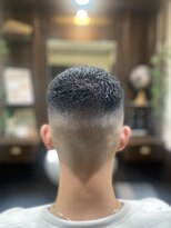 ヒロギンザバーバーショップ 神楽坂店(HIRO GINZA BARBER SHOP) スキンフェード×濡れパン