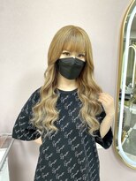 ガルボヘアー 名古屋栄店(garbo hair)&nbsp;#名古屋#栄#プルエクステ#ハイトーン#ブリーチ#ベージュ