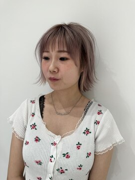 エアー 横浜(AIR) 【寺本】外ハネピンクベージュ！