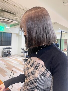 ラべリー 池袋(LOVELEY) ショコラベージュ　ボブ【池袋】