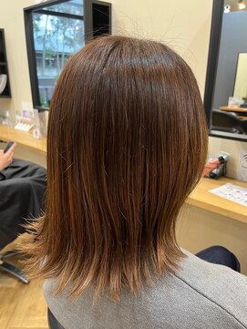 アルター(aL ter) ［切りっぱなしボブ/美髪/ピンクブラウン/鎌取］