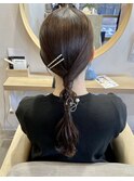 【スタイリスト鬼塚】タイトな質感が可愛いヘアセット