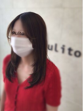 プリート Pulito 大人可愛い　顔まわりレイヤーカット