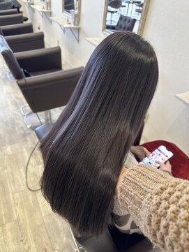 クレア(CREA) 艶ラベンダーグレー