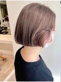 透明感カラー/イメチェンヘアスタイル/切りっぱなしボブ/横浜