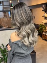 サニー 渋谷(SUNNY) バレイヤージュ、ハイライト、レイヤーカット、グレージュ