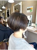 髪質改善トリートメントミルクティーベージュノンジアミンカラー