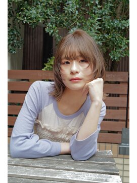 エヌイー(ne' by MAULOA) 【ne' by MAULOA】顔まわりウルフボブ×ラベンダーブラウン