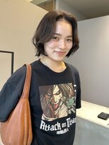 ニール(niil)&nbsp;【REINA】チョコレートブラウン×ヘイリーボブ/海外風