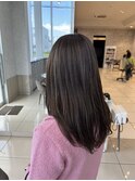 ベージュ×ハイライト