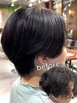 グランデュール 静岡駅前店(GRANDEUR) 曲がる縮毛矯正/静岡メンズ縮毛矯正/センターパート