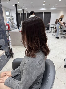 アース 高田馬場店(HAIR&MAKE EARTH) ピンクブラウン×グラデーション