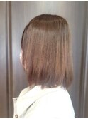 酸性縮毛矯正ボブ