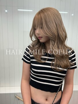 ヘアースマイルクー(HAIR SMILE COEUR) 【YUKA】ミルクティー