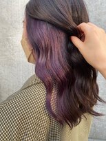 ファミリー(Family) 20代大人可愛いゆるふわスタイル◎インナーカラーパープル