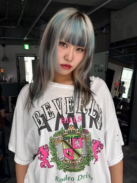 ギークス(GEEKS) 【GEEKS渋谷】渋谷/お任せデザインカラー/ハッシュカット/ウルフ