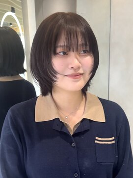 ロンドリメゾン 原宿(Lond re Maison.) オリーブグレー/レイヤーカット/黒髪/マロンベージュ/原宿