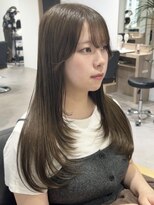 ゼン(ZEEN)&nbsp;オリーブベージュ×顔周りレイヤー