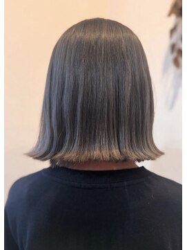ヘアーサロン ファイン(hair salon fain) ボブ×ブリーチありカラー