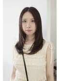 ロングレイヤー／グレージュ