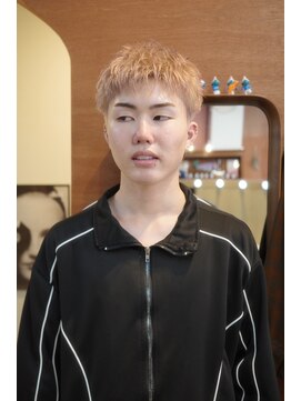 エディ(Edy) スパイキーショートケアブリーチミルクティーベージュ眉毛カット