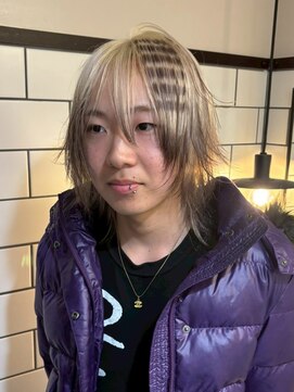 ベレーザ 渋谷(BELEZA) ba18413渋谷_ダウンバングルーツカラーホワイトアンブレラカラー