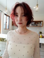 サードアベニュー(3rd Avenue.)&nbsp;パーマ/ボルドー/ブリーチなしカラー/バイカルテ〇20代30代