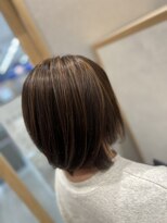 スタイル 大竹(STYLE)&nbsp;白髪ぼかしハイライト　骨格ボブ　髪質改善トリートメント