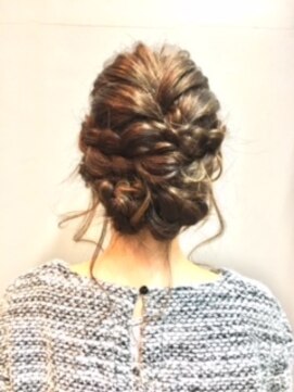 サイズカラーフリップ コレットマーレ店(XXXY'S COLO FLIP) 編み込みラフアレンジ