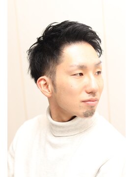 ヘアーアンドグルーミング ヨシザワインク(HAIR&GROOMING YOSHIZAWA Inc.) 【ヨシザワ人形町】アップバングツーブロックカジュアル