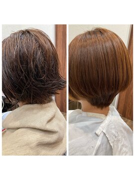 ヘアーグラン(Hair Gran.) 縮毛矯正施術例