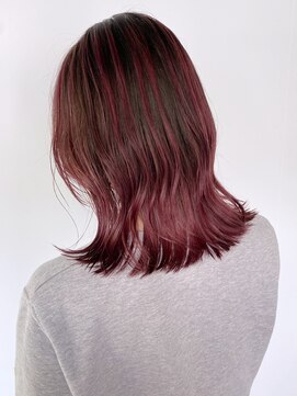 アイティー バイ アルバム 中野店(IT by ALBUM) ピンクバレイヤージュ_くびれヘアビタミンカラー_ba336041